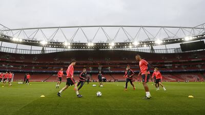 Bayern Munich’s Robert Lewandowski and Jerome Boateng during training. Reuters / Peter Cziborra