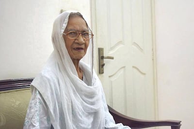 Hasan Bano, survivor of Partition. Zia Ur Rehman for The National