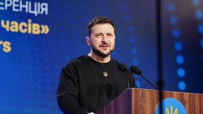 'As of now, 174,000 square kilometres of Ukrainian territory are contaminated with mines and unexploded ordnance,' Ukraine's President Volodymyr Zelenskyy told New Zealand politicians. EPA