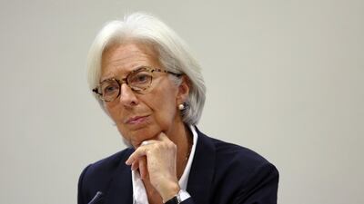 Christine Lagarde, managing director of the International Monetary Fund, defended the IMF's gloomy predictions about the impact of Brexit, saying the economy’s slowdown over the past year shows those warnings were correct. EPA/LUKE MacGREGOR