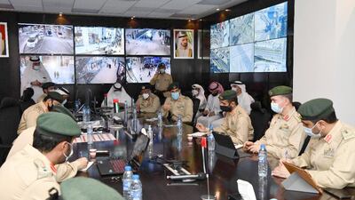 An operations room will monitor Dubai's New Year's Eve celebrations at Burj Khalifa and Sheikh Mohammed bin Rashid Boulevard in Downtown Dubai. Courtesy: Wam