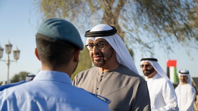 President Sheikh Mohamed bin Zayed at the ceremony