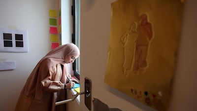 The programme allowed participants to explore their ideas and engage with fellow artists. Chris Whiteoak / The National