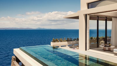 Cliff Villas come with a private infinity pool. Photo: One&Only