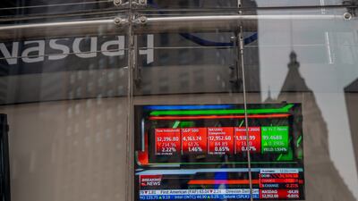The tech-heavy Nasdaq underperformed this week, sliding 1.5 per cent on Friday to register its lowest closing level since November 2020. Bloomberg