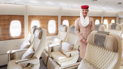 Emirates A380 Premium Economy. Courtesy Emirates
