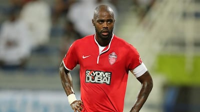 Al Ahli's Grafite is one of 14 Brazilians playing in the Arabian Gulf League. Ashraf Umrah / Al Ittihad