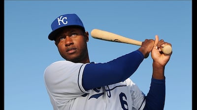 Lorenzo Cain of the Kansas City Royals in Surprise, Arizona. Christian Petersen / Getty Images / AFP