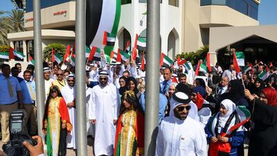 Dubai Health Authority observes Flag Day. Courtesy photo