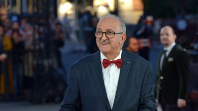 Moroccan actor Mohamed El Jem attends the screening of 'It Must Be Heaven' during the 18th annual Marrakech International Film Festival, in Marrakech, Morocco, on Wednesday, December 4, 2019. EPA