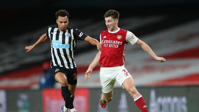 Kieran Tierney 6 – Didn’t put a foot wrong. Always looking to get the ball forward and was precise with his passing in and around the Newcastle box. Linked up well with Aubameyang. PA