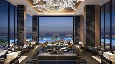 The rooftop restaurant. Courtesy Nakheel