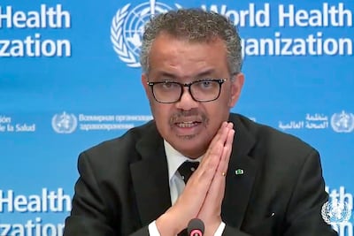 WHO chief Tedros Adhanom Ghebreyesus has warned that the new coronavirus pandemic is clearly 'accelerating'. AFP