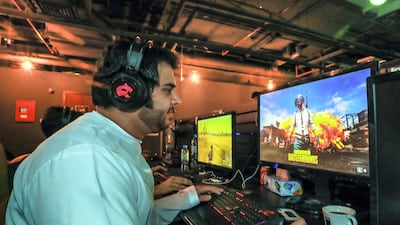 A gaming centre in Abu Dhabi.