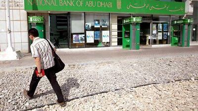 The National Bank of Abu Dhabi (NBAD) branch on Al Salam street in Abu Dhabi. Christopher Pike / The National
