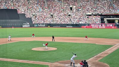 General view of the London Stadium during Game 2 between New York Yankees and Boston Red Sox. Reuters