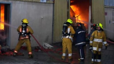 Breaches of the fire code have led to warehouses such as this one in the Al Quoz area catching fire.