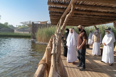 Sheikh Dr Sultan bin Muhammad Al Qasimi, Supreme Council Member and Ruler of Sharjah, at Sharjah Desert Safari. Photo: Wam