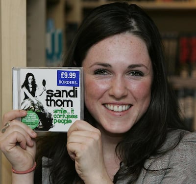 Sandi Thom after her first album came out in 2006. Getty Images