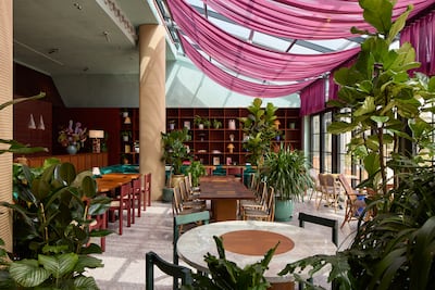 Inside People restaurant at Al Khawaneej Walk in Dubai. Photo: People