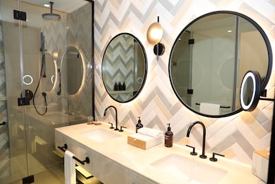 All rooms and suites at Sofitel Al Hamra Beach Resort have Diptque amenities. Pawan Singh / The National