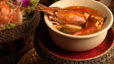 The Thai Le Krathong festival is worth celebrating all month at Le Meridien Dubai. Courtesy Le Meridien Dubai Hotel & Conference Centre