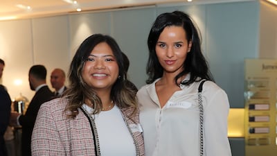 Intan Madsen and Muriel Blom were among the hopefuls to meet up at Allsopp and Allsopp's recruitment day for estate agents at Jumeirah Beach Hotel in Dubai on Friday.