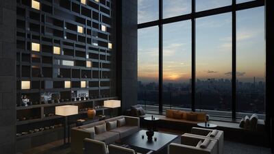 The hotel lounge. Courtesy Aman Resorts