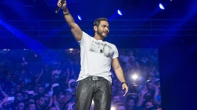 Tamer Hosny has named his new album, 'Khaleek Fulazy'. Getty Images
