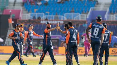 Morrisville Samp Army players celebrate their victory.