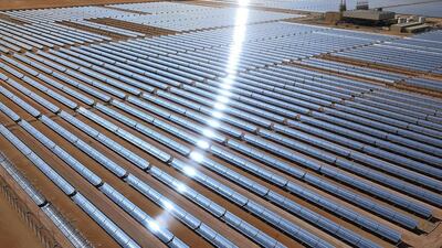 Operational highlights for Mubadala have included the official opening of the Shams 1 concentrated solar plant in the Abu Dhabi Western region. Photo courtesy Mubadala