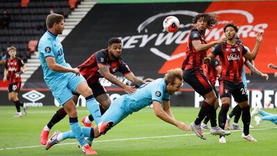 Joshua King - 6: Nearly gave away a penalty for a clumsy challenge on Kane and then handled Callum Wilson's goal eventually ruled out by VAR. Reuters