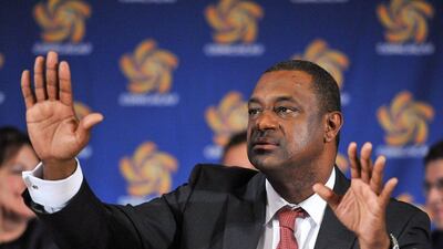 Concacaf president Jeffrey Webb was among those indicted on Wednesday by the US in Fifa's growing corruption sting. Szilard Koszitcsak / EPA