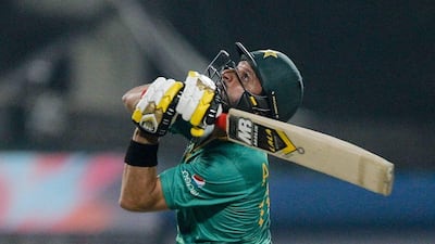 Pakistan's Shahid Afridi shown batting during the team's loss to India in the World Twenty20 last week. Bikas Das / AP / March 19, 2016