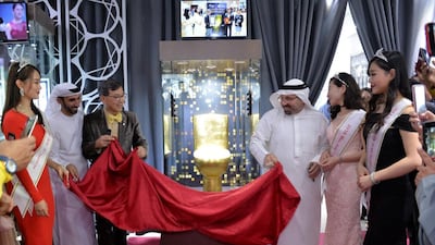 A diamond-encrusted toilet has been unveiled at The Amazing Museum & Art Gallery on Tuesday, January 28. Courtesy Coronet Jewellery