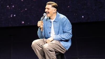 American comedian and podcaster Andrew Schulz returns to the UAE to perform in Dubai in October. Photo: Abu Dhabi Comedy Week