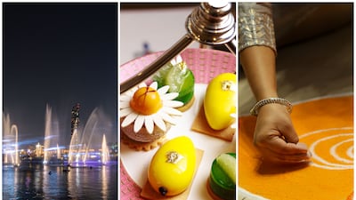 Diwali 2021 in Dubai will be marked by laser shows, fireworks, limited-time dishes and live performances. Photo: Dubai Festival City Mall, Address Hotels, Waterfront Market