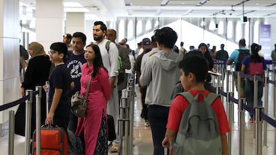 More than 2.2 million Indian tourists visited the UAE in 2023. Pawan Singh / The National