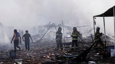 It was the third time in just over a decade that explosions struck the marketplace. Israel Gutierrez / AFP Photo
