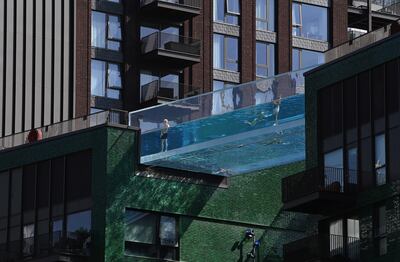 The 'sky pool' near Embassy Gardens. Reuters