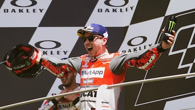 Jorge Lorenzo tasted success with the Ducati team. Mirco Lazzari / Getty Images
