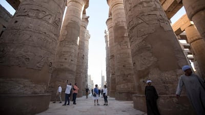 Egyptian Tourism Minister Rania Al Mashat said bookings for the second quarter of 2018 looked promising. Gehad Hamdy/AP