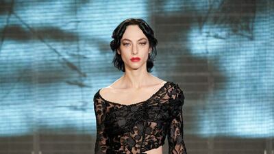 Yuhan Wang made a strong statement with bags shaped like gun holsters