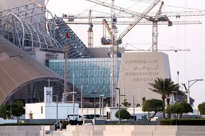 The structure is projected to be completed later this year. Victor Besa / The National