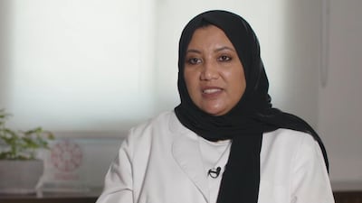 Clinical scientist Thuraya Ali Al Hashemi, director of the medical services department at Abu Dhabi Police, contracted Covid-19 in April. Courtesy: Frontline Heroes Office