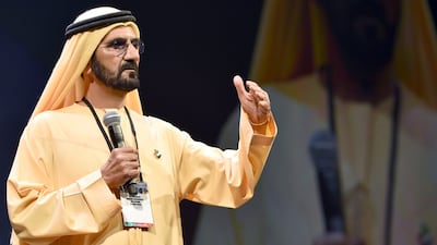 Sheikh Mohammed bin Rashid, Vice President and Ruler of Dubai, said the global jobs market is changing rapidly and the UAE's young people need the skills for a technology-driven economy.