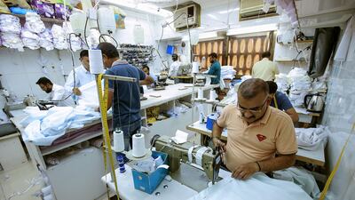 As social gatherings returned, the store has experienced high demand for 'dishdashas', the traditional dress in Kuwait.