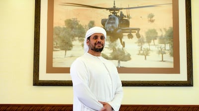Mohamed Al Mazrouei, 47, at his home in Al Ain. All photos by Khushnum Bhandari for The National