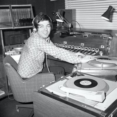 Tony Blackburn, pictured here in 1972. PA