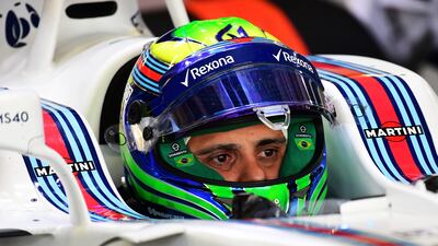 Williams' Brazilian driver Felipe Massa will end his F1 career in Abu Dhabi. Pedro Pardo / AFP